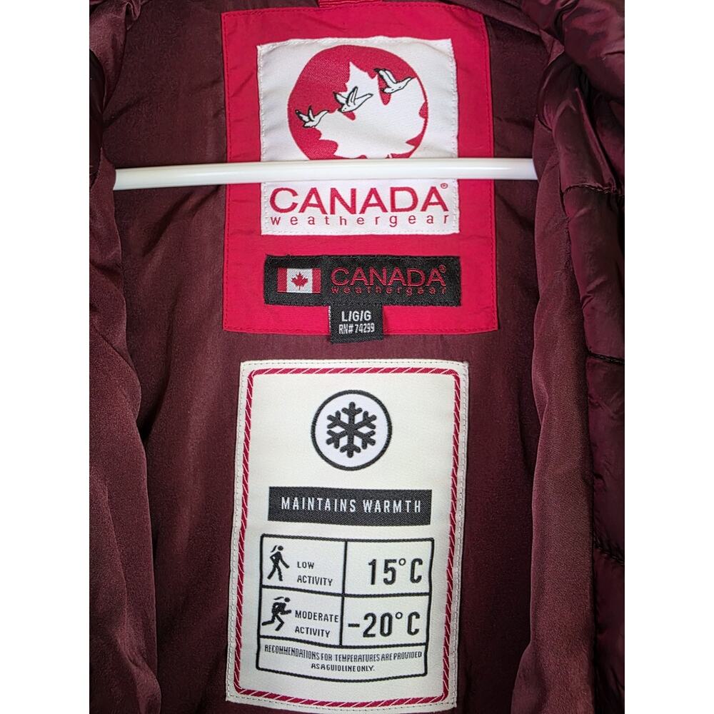 Canada Goose Women’s Down Hooded Puffer Jacket Quilted Parka Warm Luxury - Picture 6 of 9